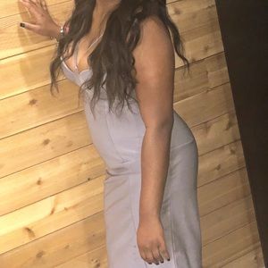 Grey Midi Dress